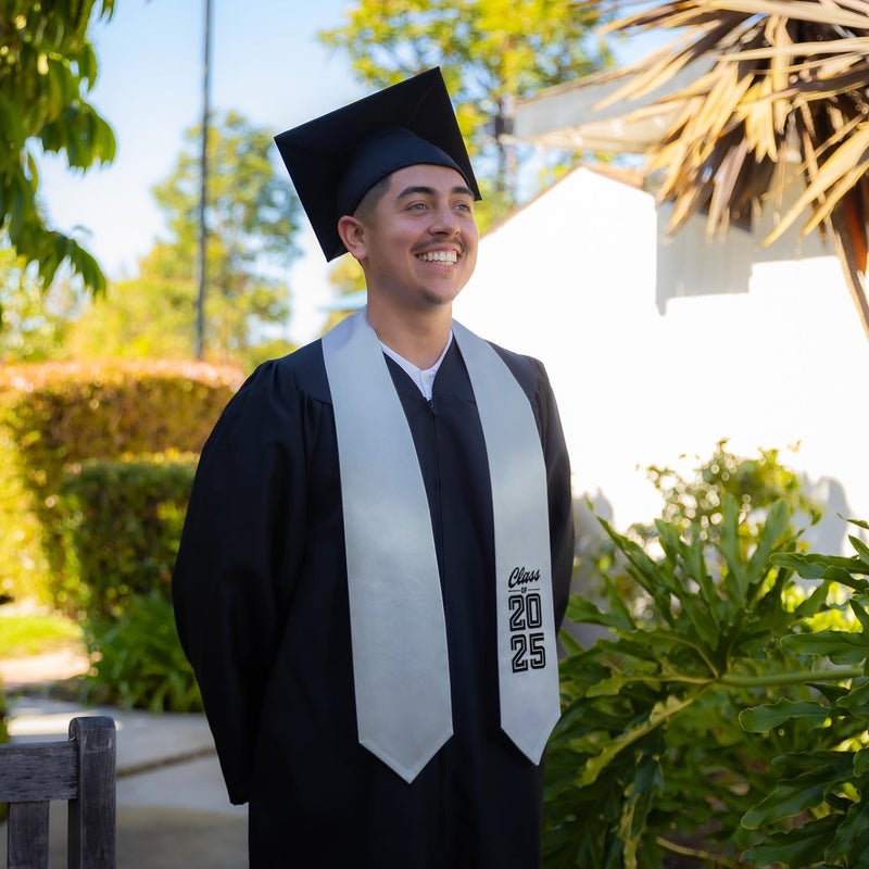 Endea Graduation Stole Class of 2025 With Classic Tips - Unisex Adult - 62" Long - Graduation Sash - Image 4